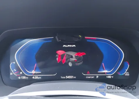 2021 BMW Alpina Xb7 z USA, uszkodzony, nr VIN 5UXCX6C14M9F87208